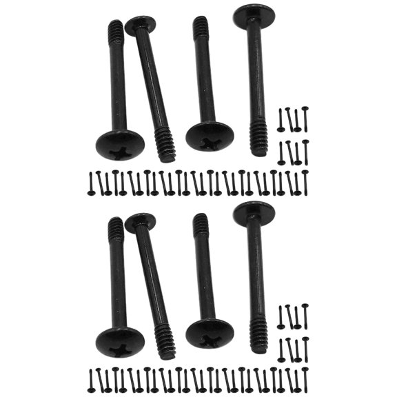 HOMEMAXS 100 pcs Screws Computer Screws Computer Case Fan Screws PC Case Fan Mounting Screws