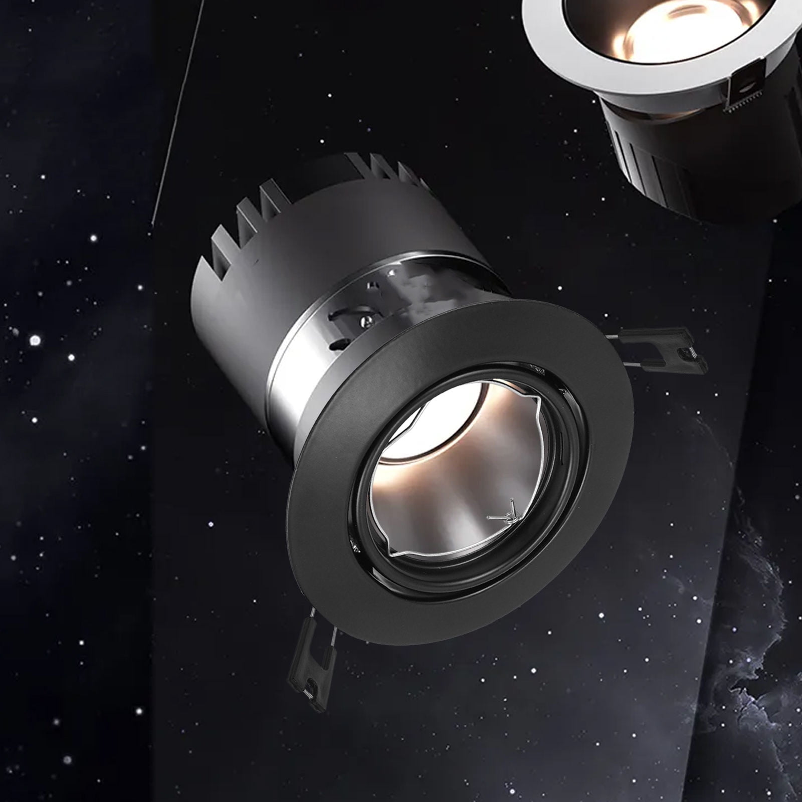 100pcs Panel Light Spring Clip Downlight Retaining Clamp Light Securing ...