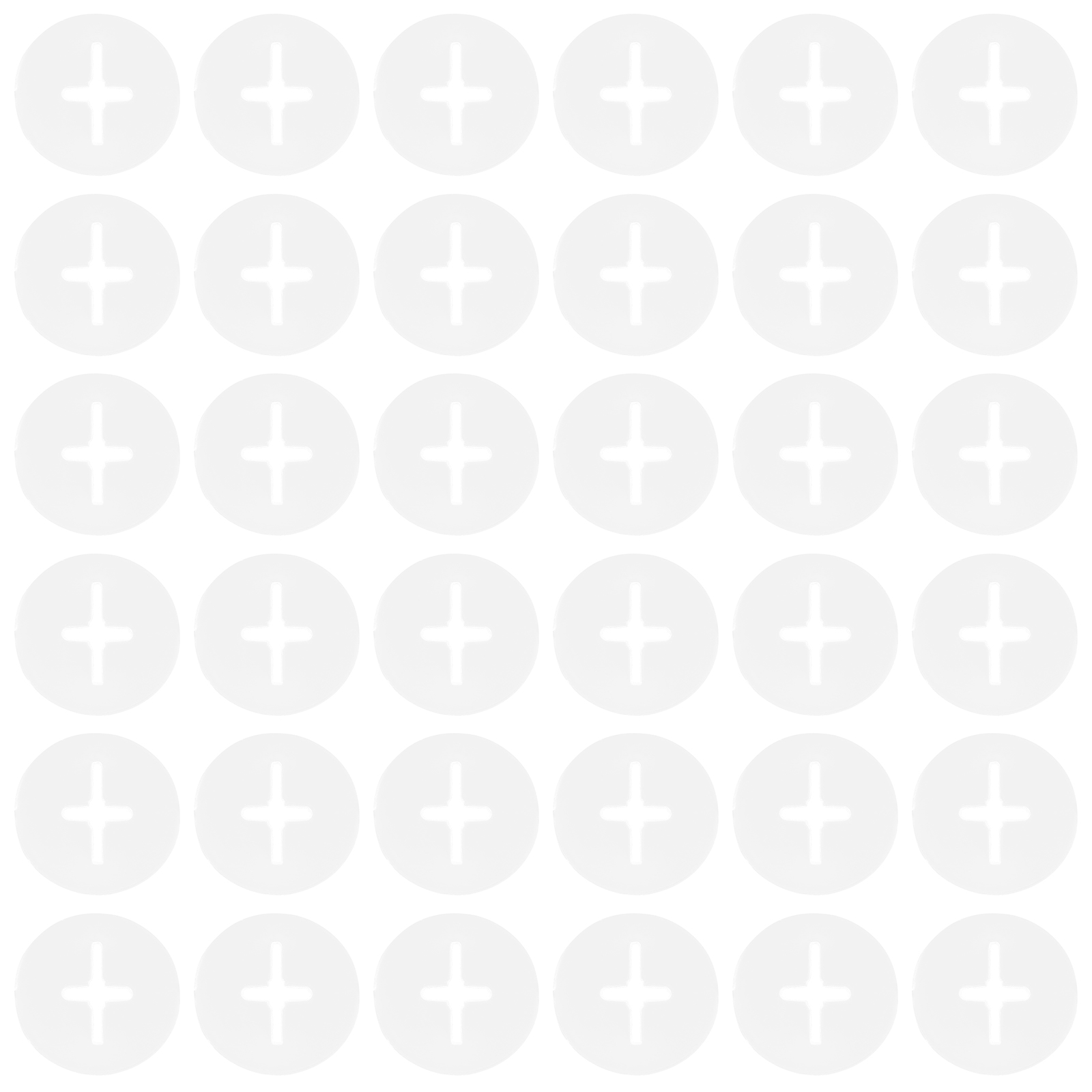 60 Clips Anti-chute Pour Crochets De Panneau Perforé 1/4 Pouce – Lot De Stoppeurs Blancs En Silicone