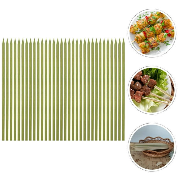 HOMEMAXS 100pcs Skewers for Grill BBQ Bamboo Skewers Barbecue Skewers BBQ Skewers Bamboo Sticks