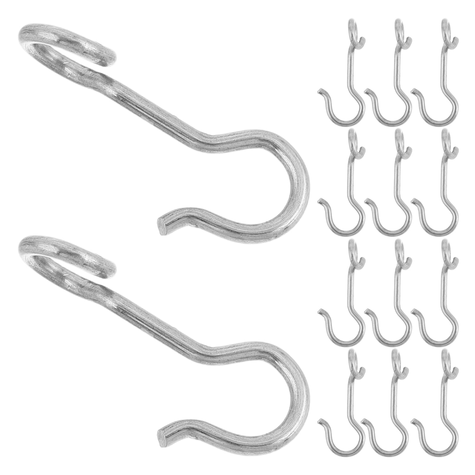 100pcs Stainless Steel S Hooks for Car Use Utility Hooks for Kitchen ...