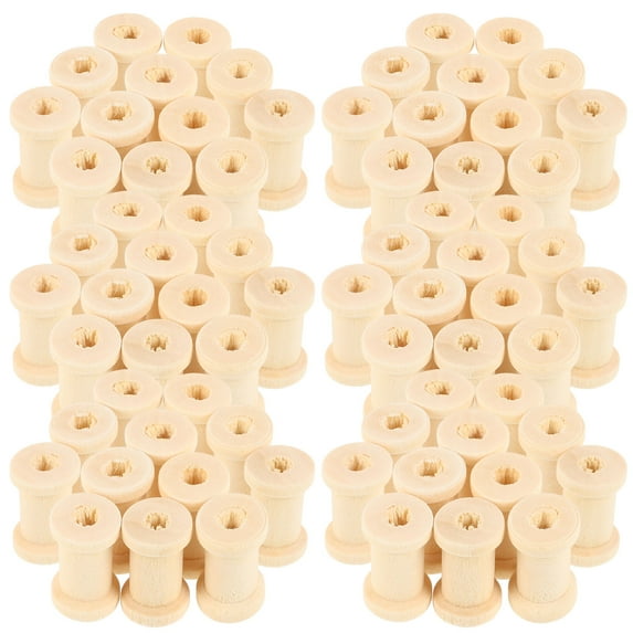 HOMEMAXS 100pcs Wire Winding Spools Household Yarn Holder Yarn Sewing Spools Yarn Storage Rack Weaving Bobbins