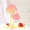 thumbnail image 1 of HOMEMAXS 10PCS Party Cake Pick Decor Cartoon Grass Mushroom Snail Cake Toppers Birthday Party Cake Decor Creative Cake Landscape Decoration for Birthday Kids Day, 1 of 8