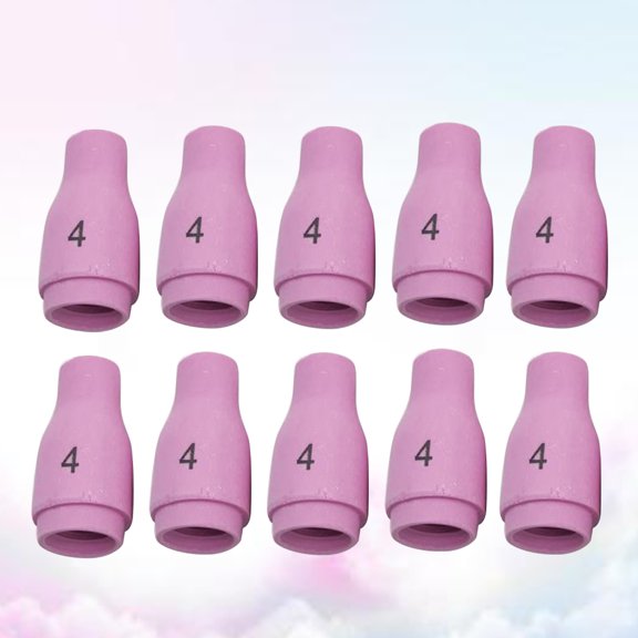 10Pcs 13N08 Tig Welding Cups Ceramic Nozzles Compatible for Welding Torch