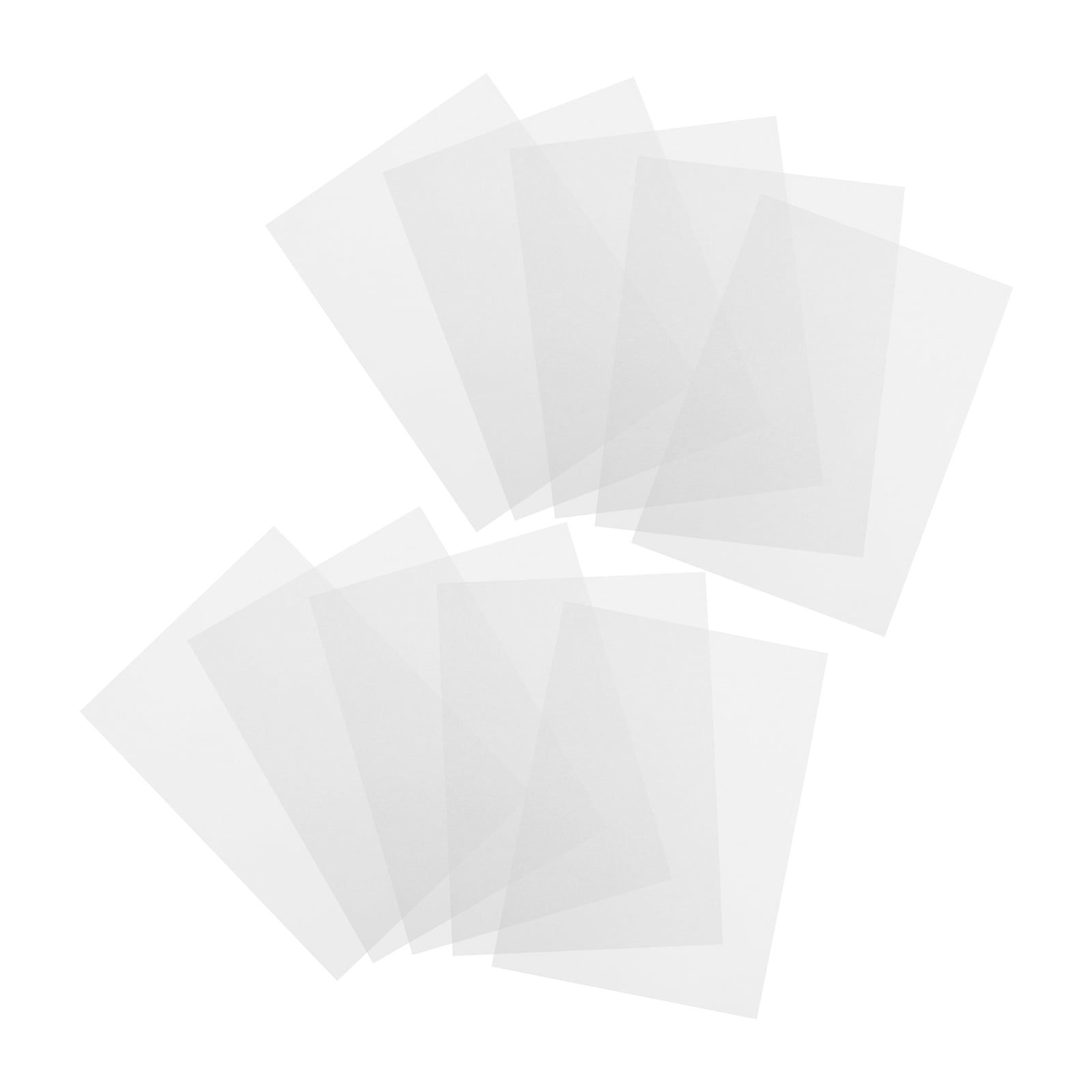 HOMEMAXS 10Pcs DIY Shrink Sheets Plastic Sheets Heat Shrink Sheets Heat