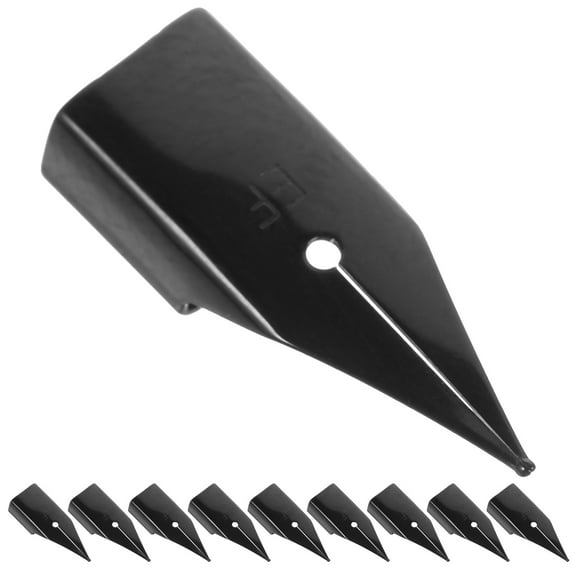 HOMEMAXS 10Pcs Fountain Pen Nibs Replacement Pen Nibs Calligraphy Nibs for Writing Painting Signing