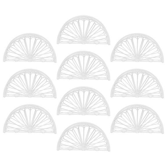 HOMEMAXS 10Pcs Transparent Napkin Holder Plastic Napkin Stand Napkin Serviette Storage Stand