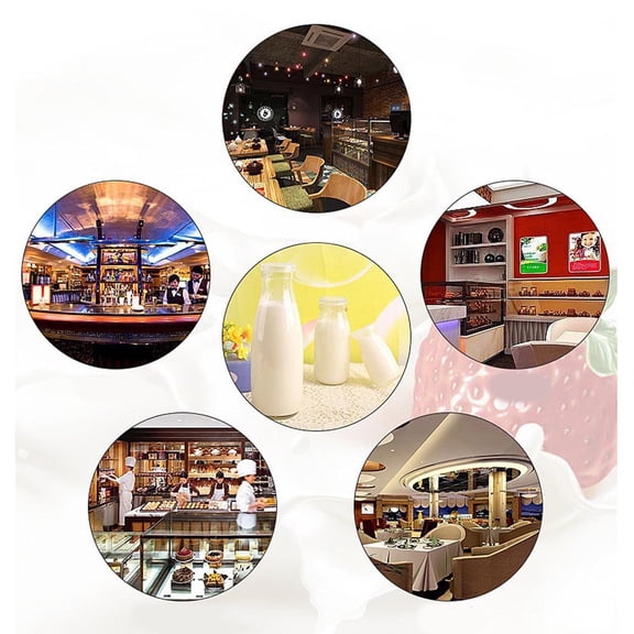 10pcs 200ML Glass Bottle Milk Glass Bottle Drink Juice Container Enzyme Glass Bottle