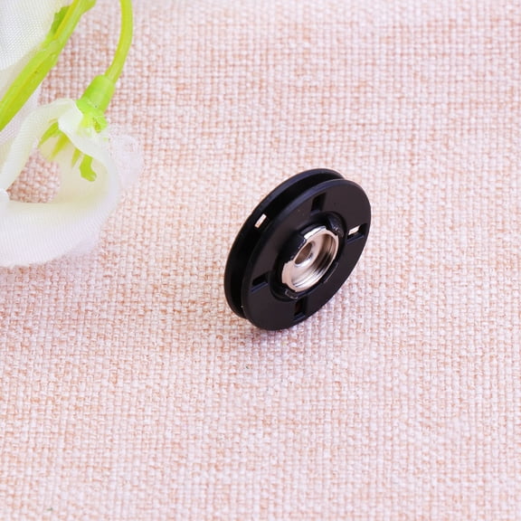 HOMEMAXS 10pcs Alloy Button Metal Hands Sew Buttons Coat Buckle Flat Buttons for Clothes (Black)