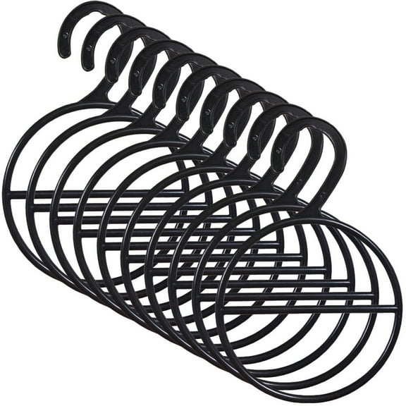 STRANDCHIC 10-Pack Holder and Closet Organizer for Scarves, Belts, and Accessories Storage