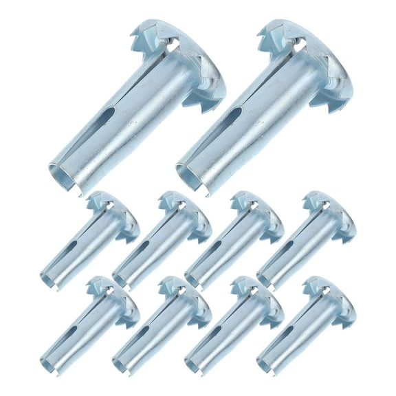 HOMEMAXS 10pcs Caster Socket Metal Caster Stem Sleeve Wheel Socket Sleeve Inserts Caster Sockets Caster Sockets Furniture Insert For Stem Caster