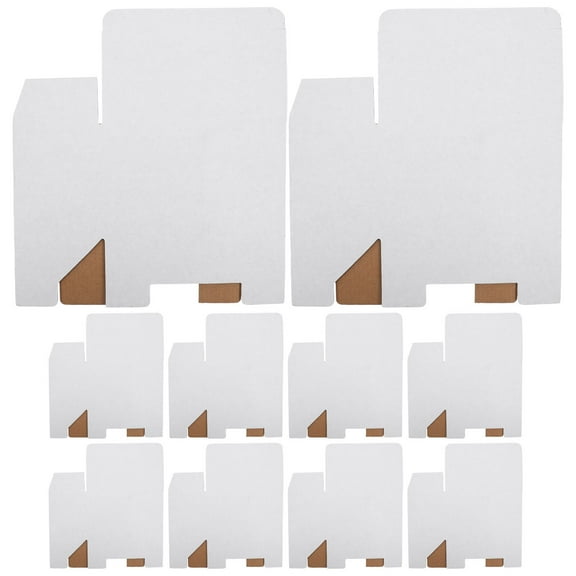 HOMEMAXS 10pcs Corrugated Paper Box Divided Packing Box Multi-function Shipping Box Wine Box for Moving