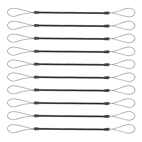 HOMEMAXS 10pcs Elastic Safety Lanyard Tether Retractable Spring Stylus Strap Plastic Anti-Lose Pen Tether for Touch Pens Drawing Tablets