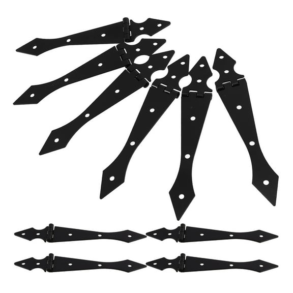 10pcs Fence Gate Hinge Replacement Garden Door Hinge Garden Gate Hinges Iron Hinges