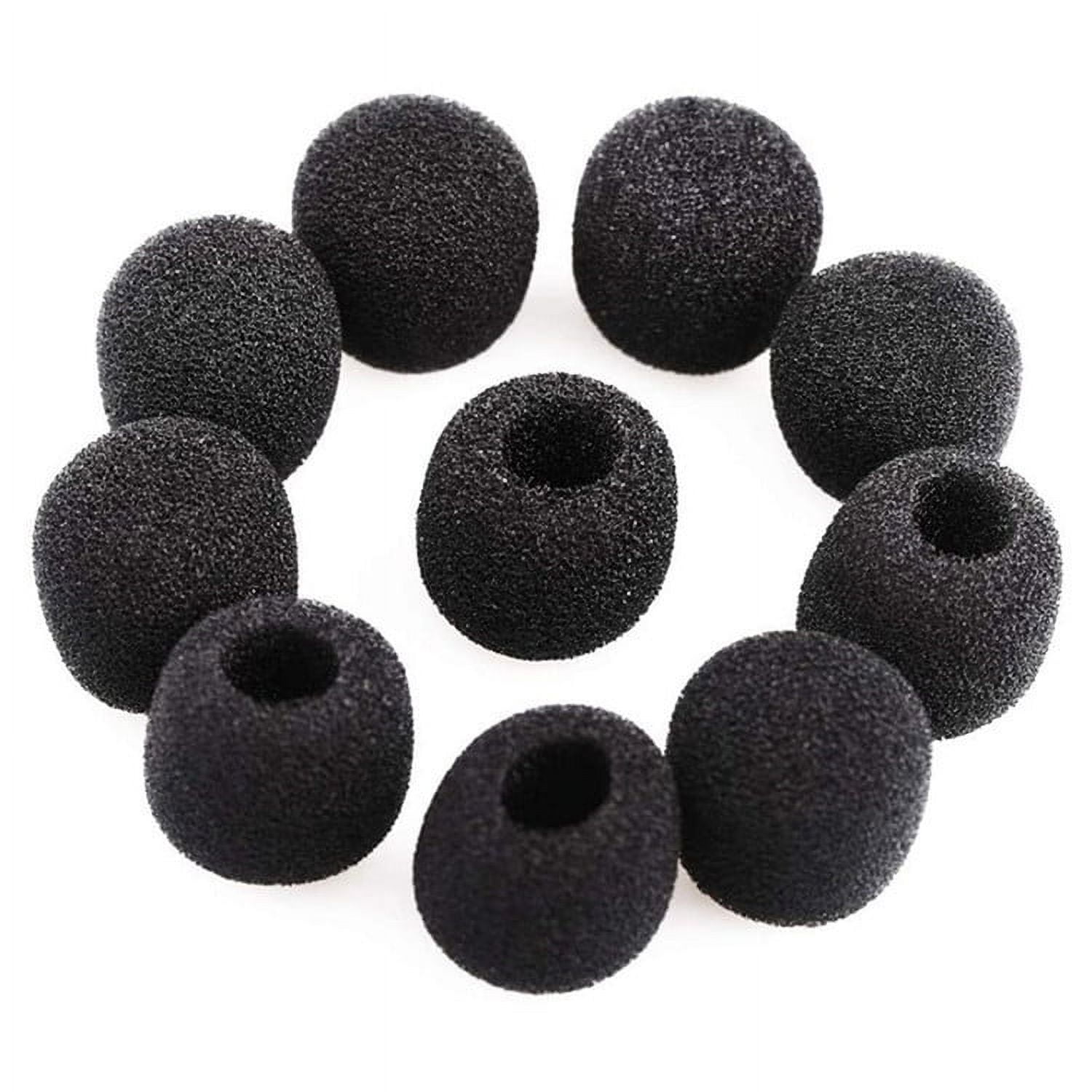 HOMEMAXS 10pcs Mic Covers Mic Windscreen Mini Size Lapel Headset Mic Windscreen Microphone