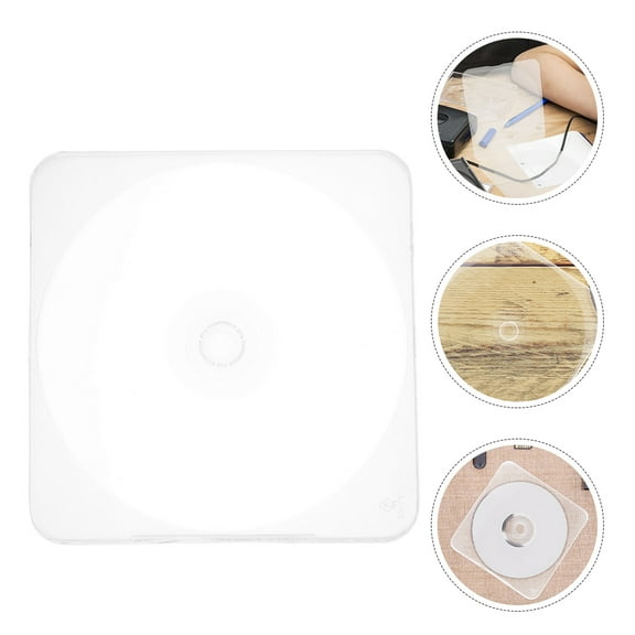 HOMEMAXS 10pcs Plastic CD Storage Boxes Empty DVD Protective Box Disc Plastic Case