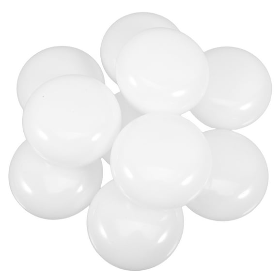 HOMEMAXS 10pcs Plastic Sphere Shade For Pendant Lights For Indoor Outdoor Enhances Light Distribution Anti Fog Transparent Flat Globe Lampshade Cover Plastic