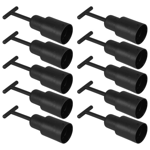 10pcs Reliable Plastic Wrench for G9 Lamp Shade Socket Ring Removal Lightweight T-Handle Use Tool for Home Office Factory