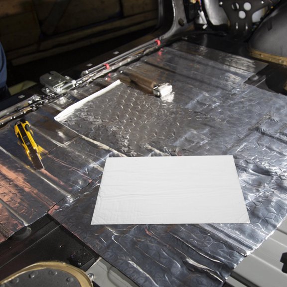 HOMEMAXS 10pcs Sound Proofing Mat for Trunk Insulation Hood and Vehicle Sheet