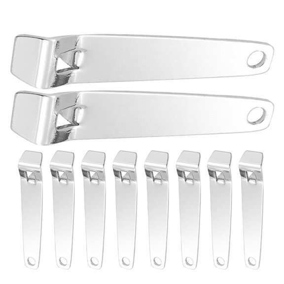 WEUVEB Stainless Steel Vial Decapper Durable Easy Access Safe Design 10Pcs