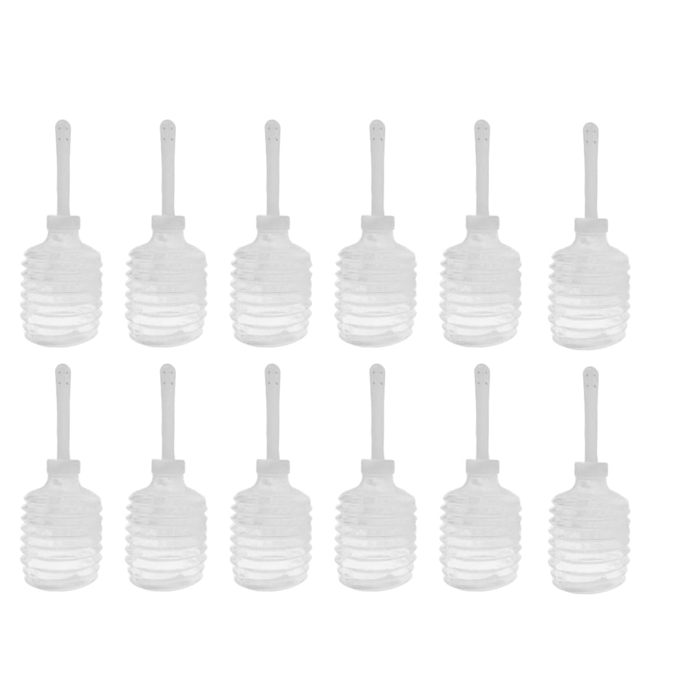 HOMEMAXS 12 Pcs 200ml Portable Disposable Clear Enema Douche Applicator Bottle Anal Applicator