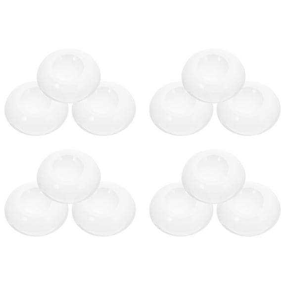 Minkissy 12pcs Door Protector Silicone Transparent for Office Use