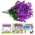 thumbnail image 1 of HOMEMAXS  12 Pcs Decoration with Artificial Wisteria Flower, 1 of 8