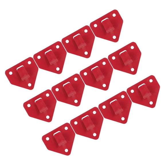 12 Pcs Fire Extinguisher Bracket Stand Hooks Red