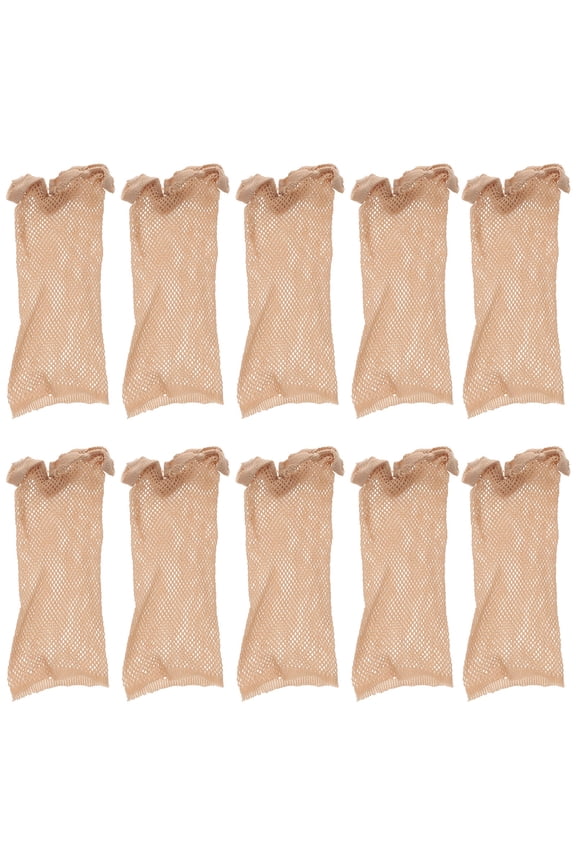 Simple Design Polyester Hair Cap For Sleeping 12Pcs 5.9x3.1x0.04In