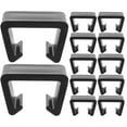 thumbnail image 1 of HOMEMAXS 12 Pcs Patio Furniture Sofa Clip Garden Furniture Clips 5.25x4x4cm Black, 1 of 8