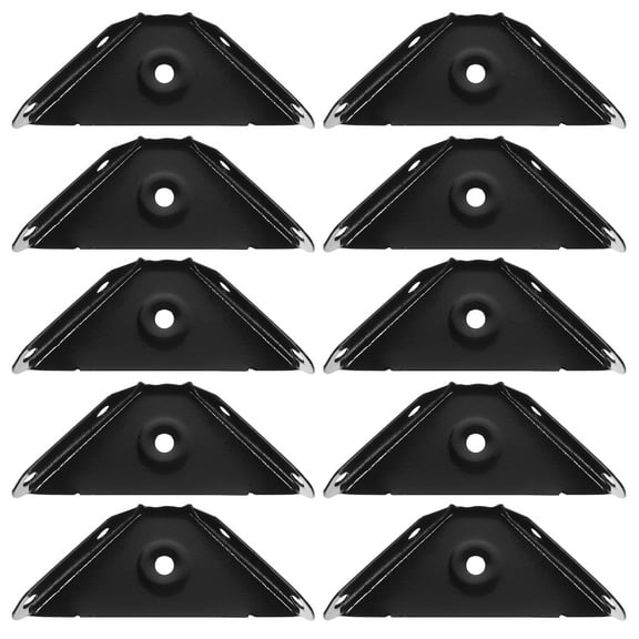 HOMEMAXS 12 Pcs Pipe Shelves Floating Brackets Wall Cabinet Corner Code