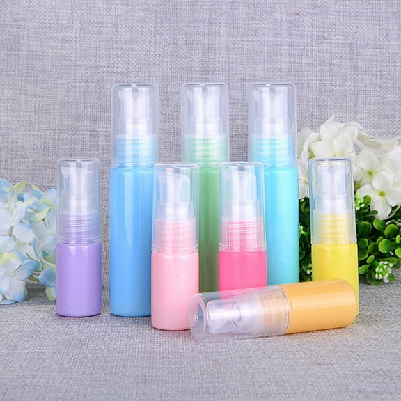 12 Pcs Treatment Pump Sample Lotion Bottle Cosmetic Containers Travel 11.7X2.6cm