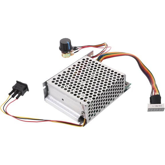 HOMEMAXS 12 V/24V/36V Brushed Electric Controller 11X7.8cm Silver