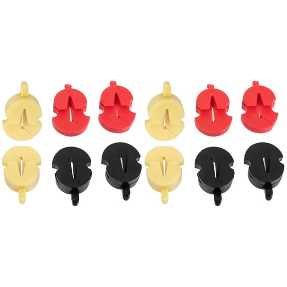 jojofuny Violin Practice Mute Assorted Color Quiet for Night Practice 12Pcs