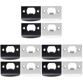 SILENRADAWN Stainless Steel Door Plates Assorted Color for Home Reinforcement and Privacy 12Pcs