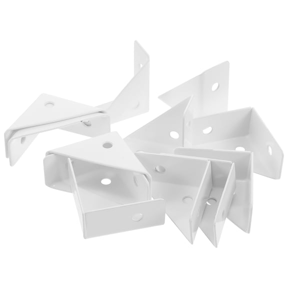 12pcs Bracket For Brace Cabinet Connector Corner Shelf Bracket Joint Fastener Mount