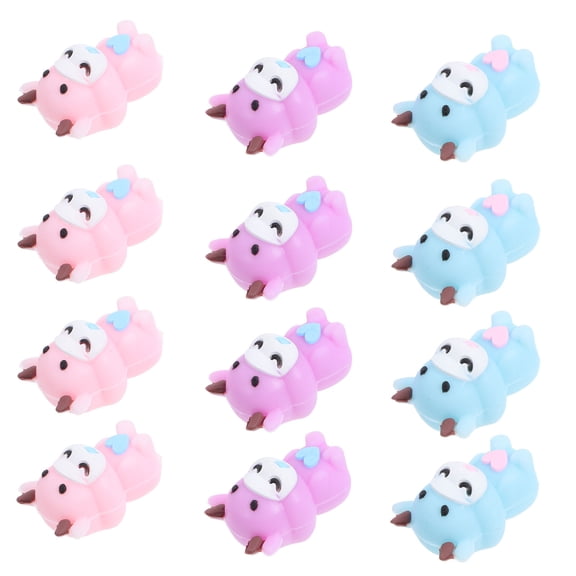 HOMEMAXS 12pcs Cartoon Pencil Caps Silicone Pencil Protectors Pencil Tip Caps Pencil Extender Pencil Cover Pencil Tip Protector Pencil Topper