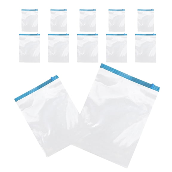 BEADCEST Travel Space Saver Bags 12-Pack Compression Storage Bags for Clothing PE Fabric Organizer