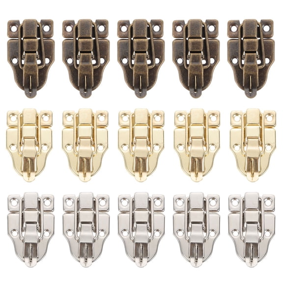 HOMEMAXS 15 Pcs Embellishment Crate Toolbox Lock 6.20X4.00X1.50CM