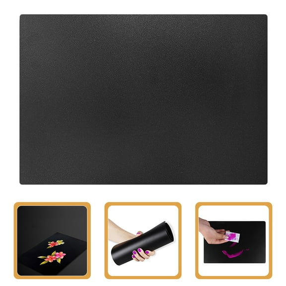 HOMEMAXS  15 Pcs Professional Manicure Palette Color Mixing Nail Art Black