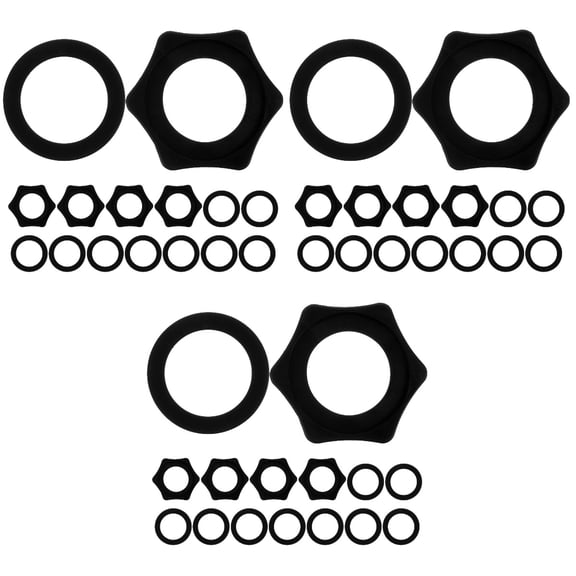 HOMEMAXS 15 Sets Microphone Anti Roll Rings Cordless Microphone Rings Handheld Microphone Rings