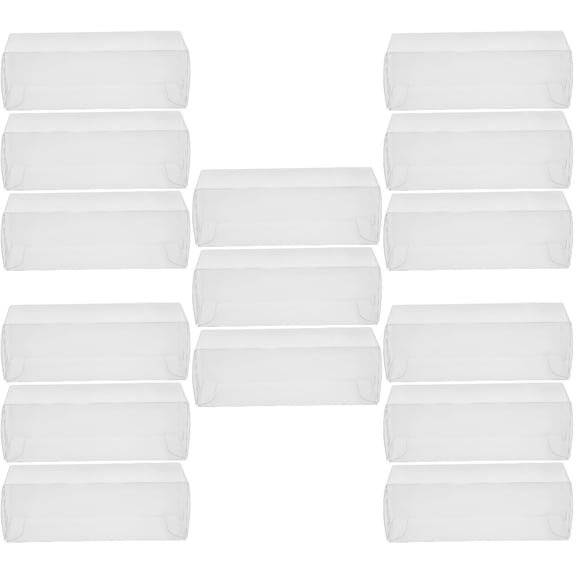 HOMEMAXS 15 pcs Clear Golfing Ball Case Transparent Golf Outdoor Golfs Ball Carrying Box Clear Golfs Box