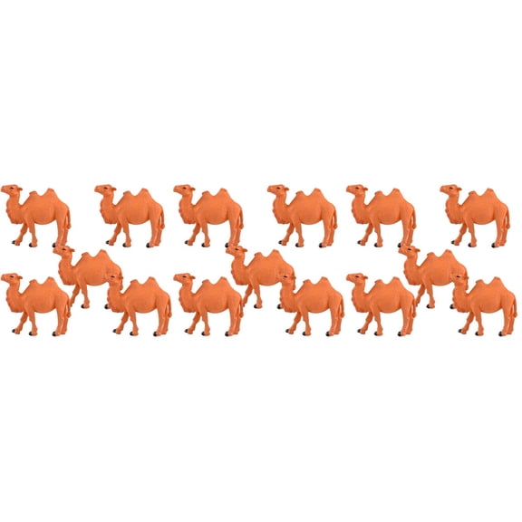 HOMEMAXS 15 pcs  Garden Miniatures Camel Micro Landscape Camel Resin Tiny Camel Ornaments
