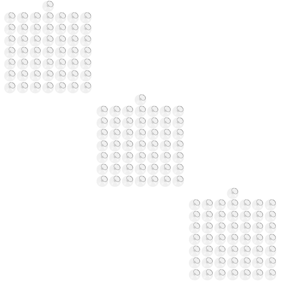 HOMEMAXS 150 Pcs Durable Suction Cups with Ring Phone Screen Suction ...