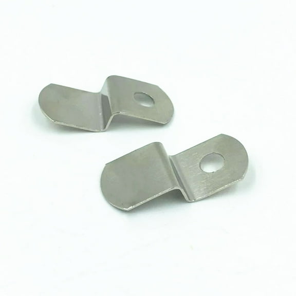 TABLZONE Framing Supplies Picture Frame Clips Metal 150Pcs 1.2x0.5x0.2in