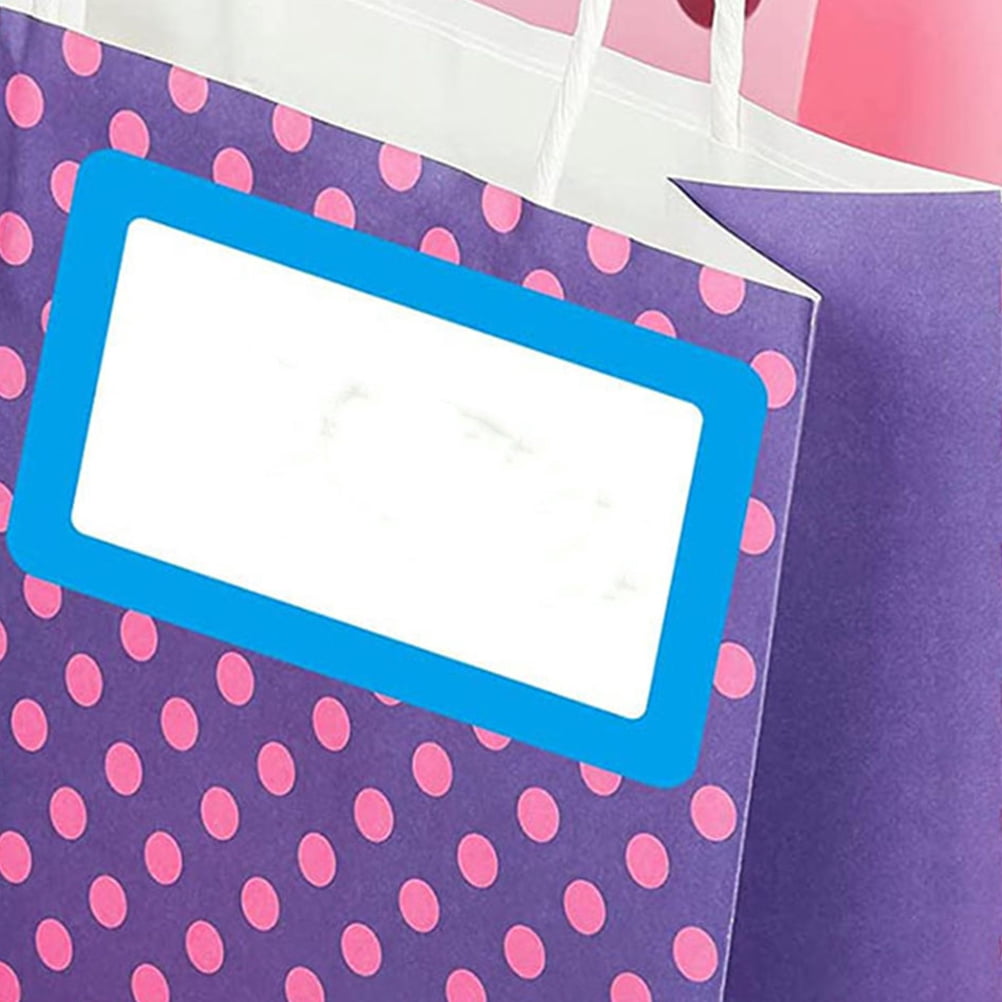 Sticky Tags HOMEMAXS 150pcs Name Tags Blank Sticky Labels Stickers Classification ...
