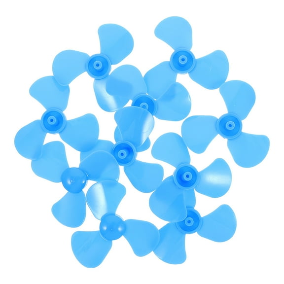HOMEMAXS 15pcs Plastic Mini Fan Blade Tiny 3-Leaves Fan Blades for Motor  Science Projects Making Material