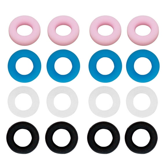 16 Pairs Round Eyeglasses Temple Grips Holder Toppers Lanyards