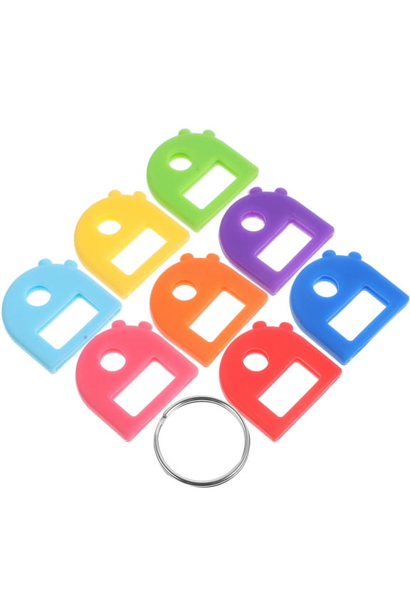 16 Pcs Caps Colorful Key Marker Color Key Cover 2.70X2.70X0.50CM