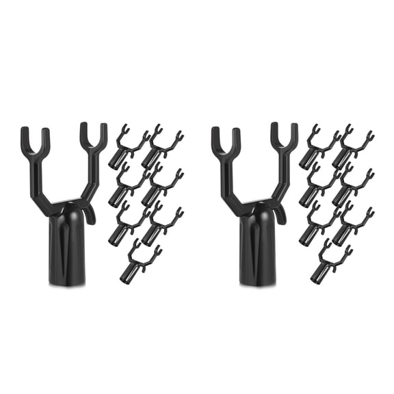 HOMEMAXS 16 Pcs Plastic Tree Branch Support, Black Tree Limb Holder, Tree Prop For Fruit Trees, Tree Support Stand, Tree Branch Support Device For Leaning Trees